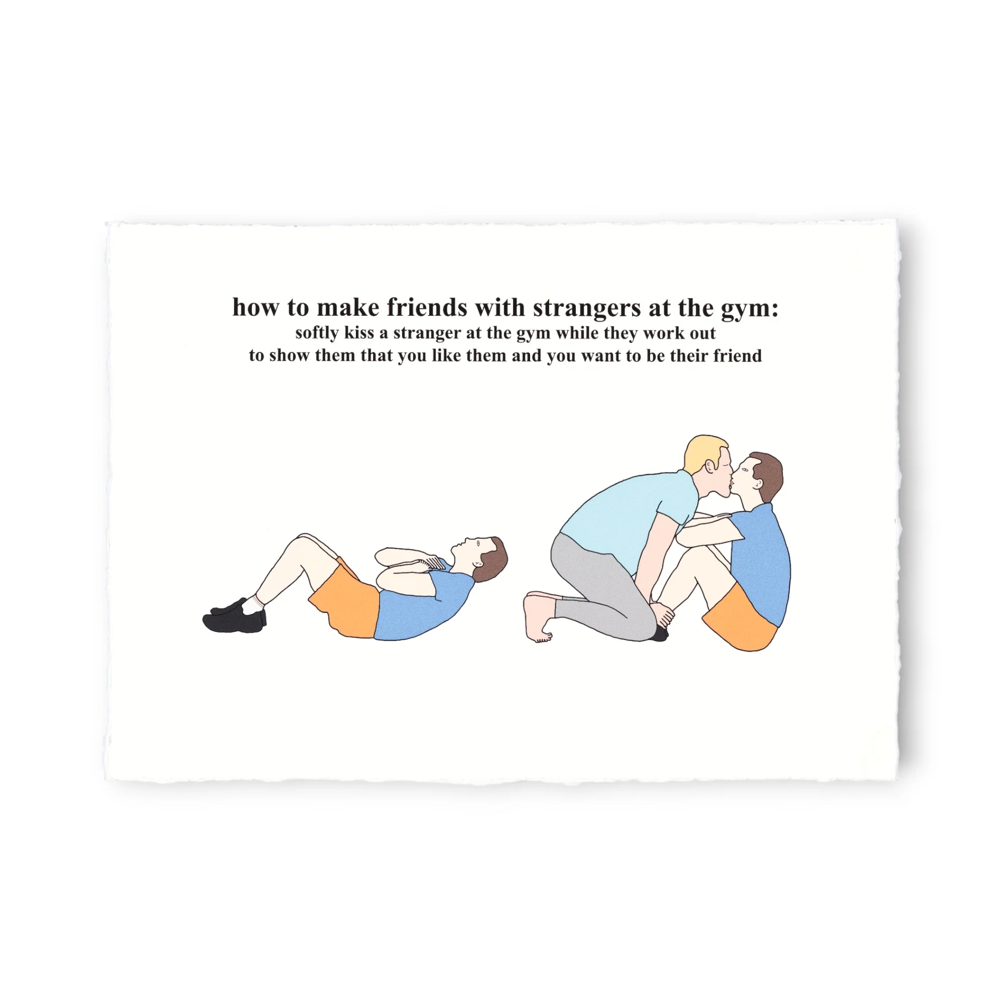 Chris (Simpsons Artist) - Kisses With Jim At The Gym (2025) - Image 2
