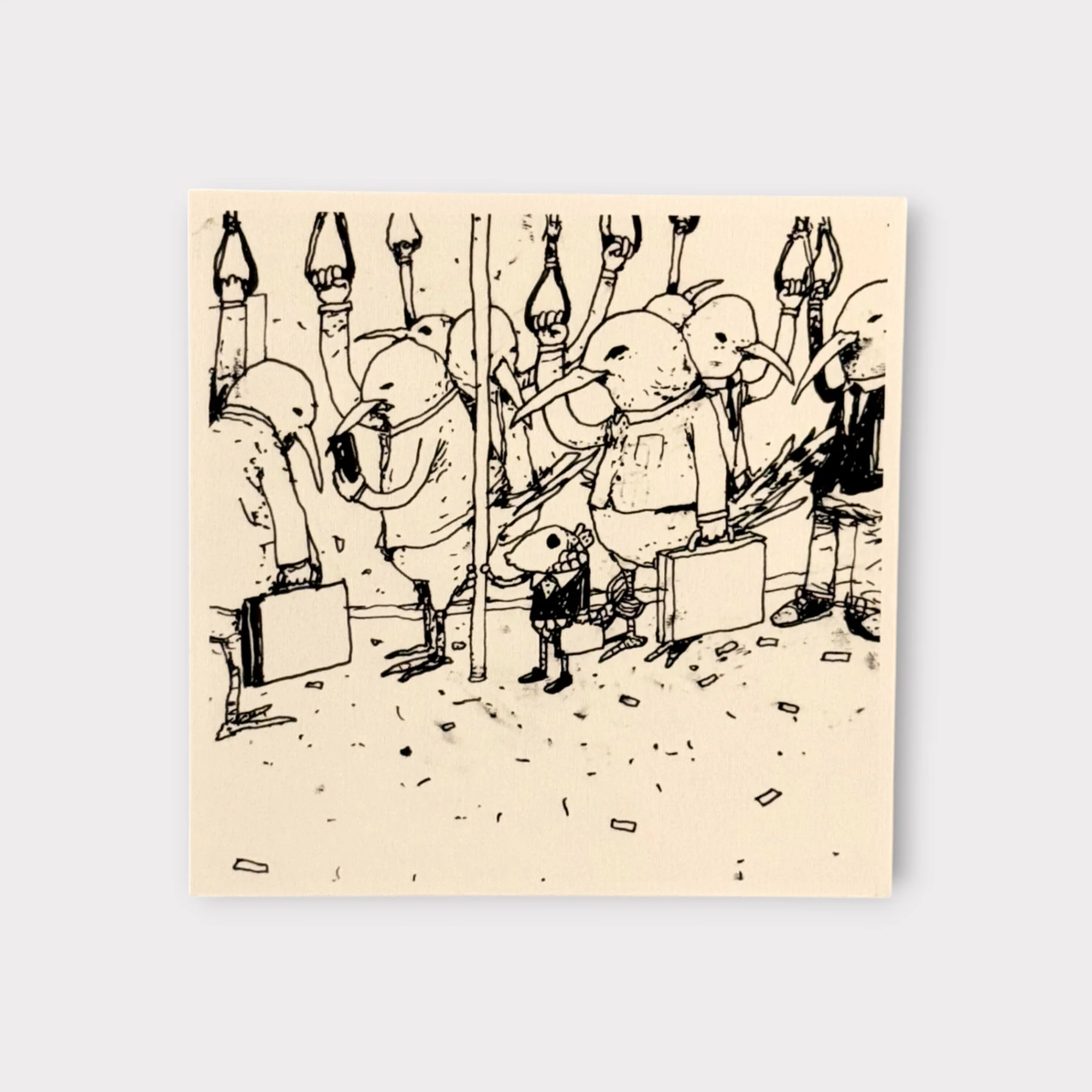 Dran - Dessin Du Jour (Drawing Of The Day) (2018) Commute